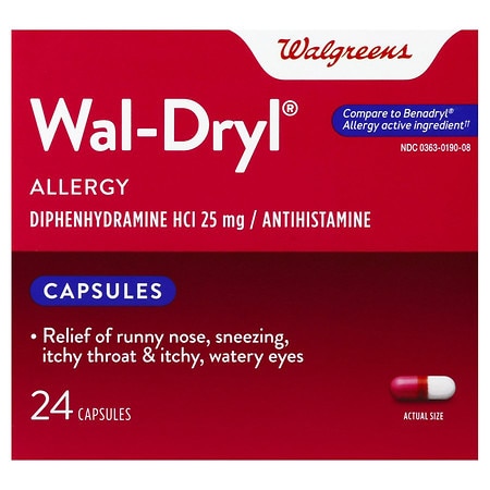 Diphenhydramine Allergy Capsules