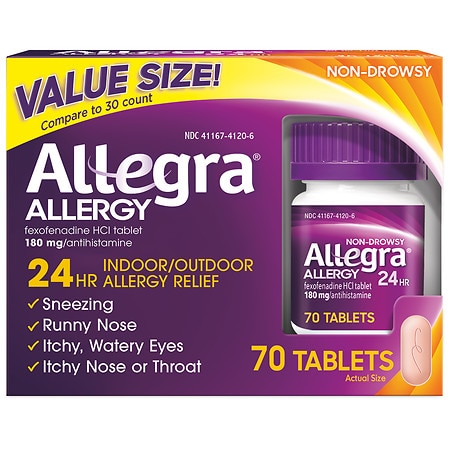 Adult Allergy Relief Tablets