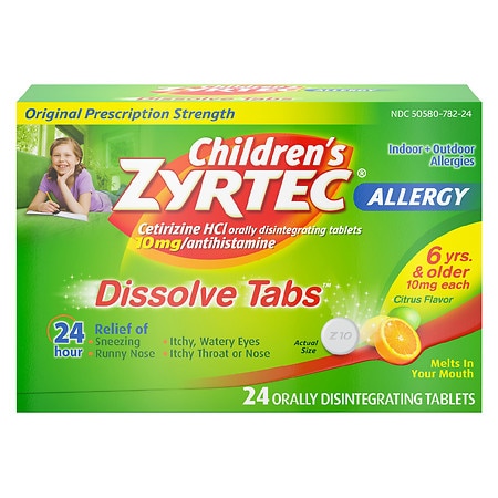 Citrus Allergy Dissolve Tablets
