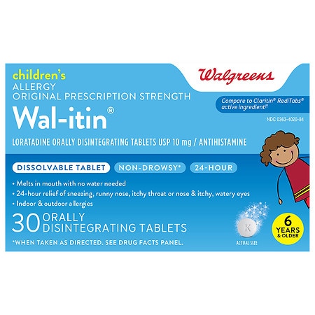 Wal-itin Orally Disintegrating tablets