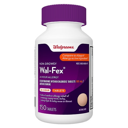 Wal-Fex 24 Hour Allergy Tablets