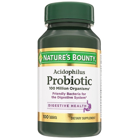 Probiotic Acidophilus Dietary Supplement Tablets