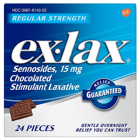 Regular Strength Stimulant Laxative Chocolate