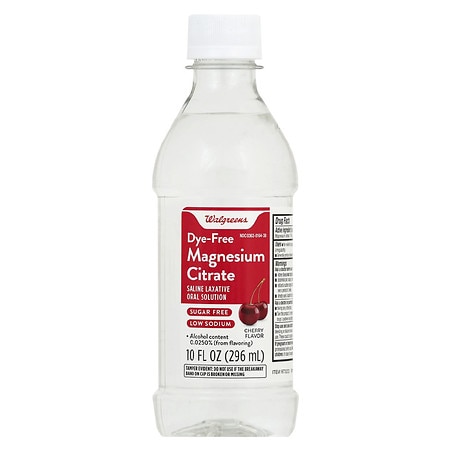 Dye-Free Magnesium Citrate Cherry