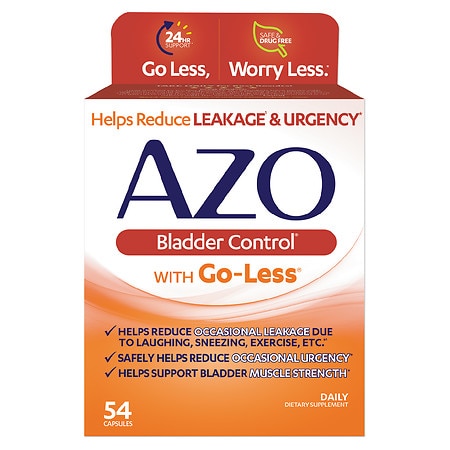 Bladder Control with Go-Less Daily Supplement Capsules