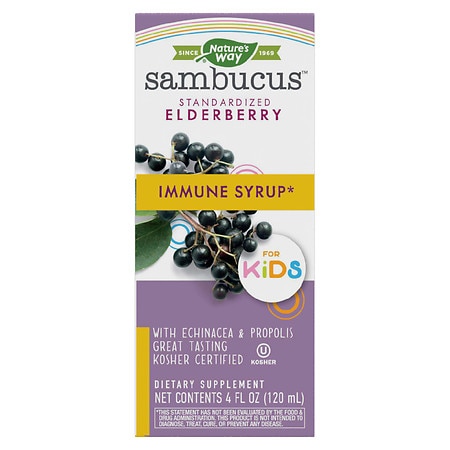 Sambucus Elderberry Immune Syrup for Kids Elderberry