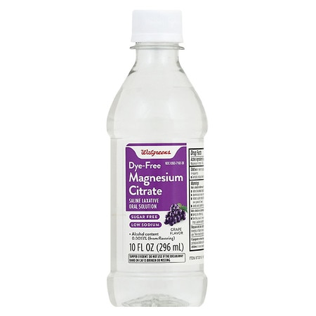 Dye-Free Grape Magnesium Citrate