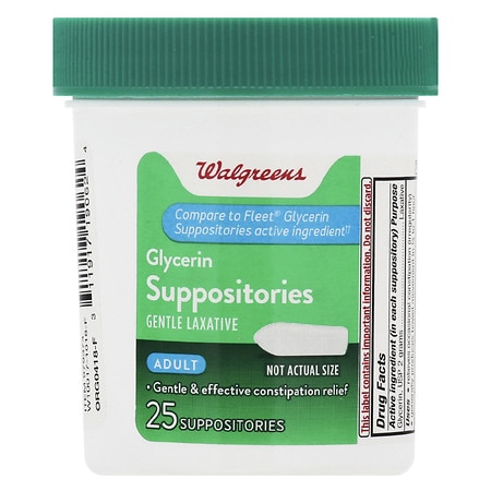 Glycerin Adult Suppositories Adult