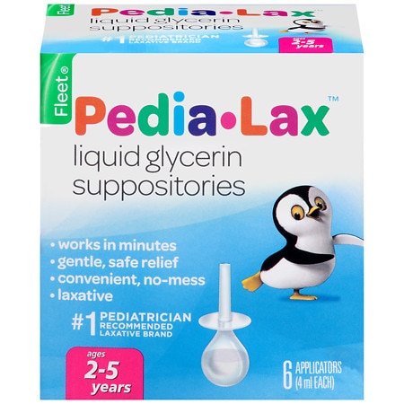 Pedia-Lax Liquid Glycerin Laxative Suppositories