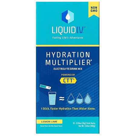 Hydration Multiplier, Electrolyte Powder, Supplement Drink Mix Lemon Lime