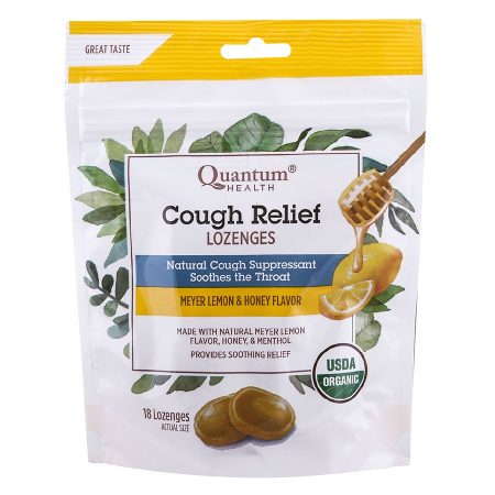 Cough Relief Meyer Lemon & Honey Bagged Lozenges Honey Lemon