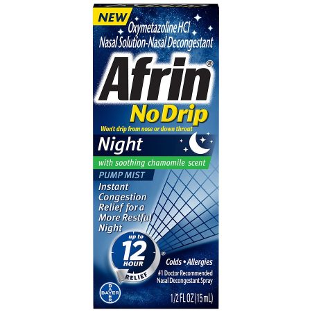 No Drip Night Pump Nasal Mist, Chamomile, Fast & Powerful Congestion Relief