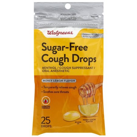 Sugar-Free Cough Drops Honey Lemon