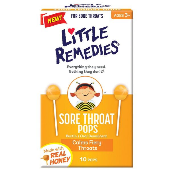 Sore Throat Pops Real Honey