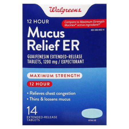 Mucus Relief Maximum Strength 1200mg tablet