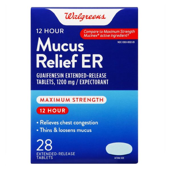 Mucus Relief Max Str 1200mg Tablet