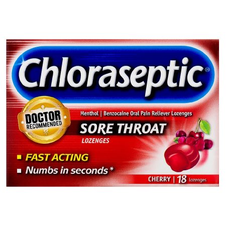 Sore Throat Lozenges Cherry (Actual Item May Vary)