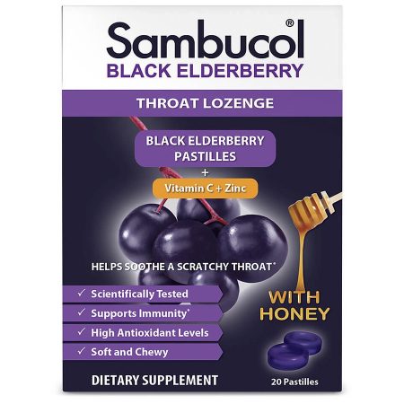 Black Elderberry Throat Lozenges Elderberry