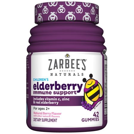 Children's Elderberry Immune Support Gummies, Natural Berry