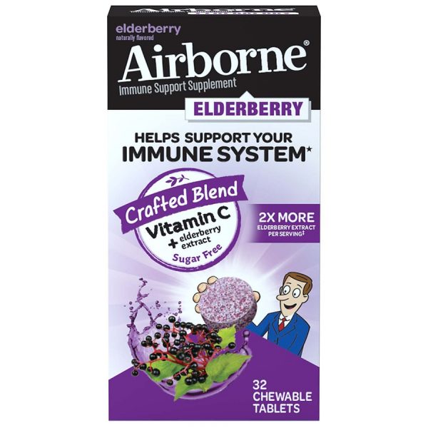 Elderberry Extract + Vitamin Chewable Tablets