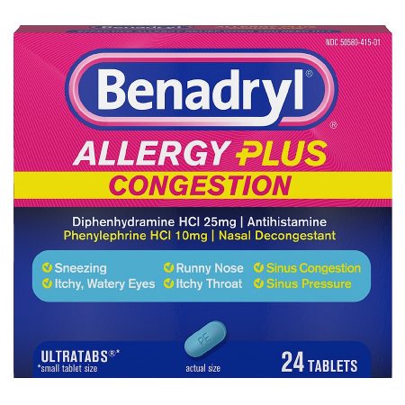 Allergy Plus Congestion Ultratabs24.0ea