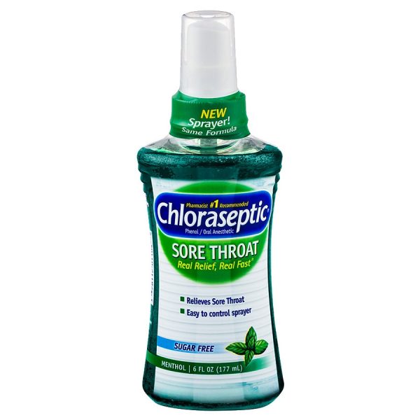 Sore Throat Relief Spray Menthol