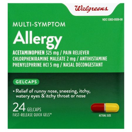Allergy Multi-Symptom Fast Release Quick Gels