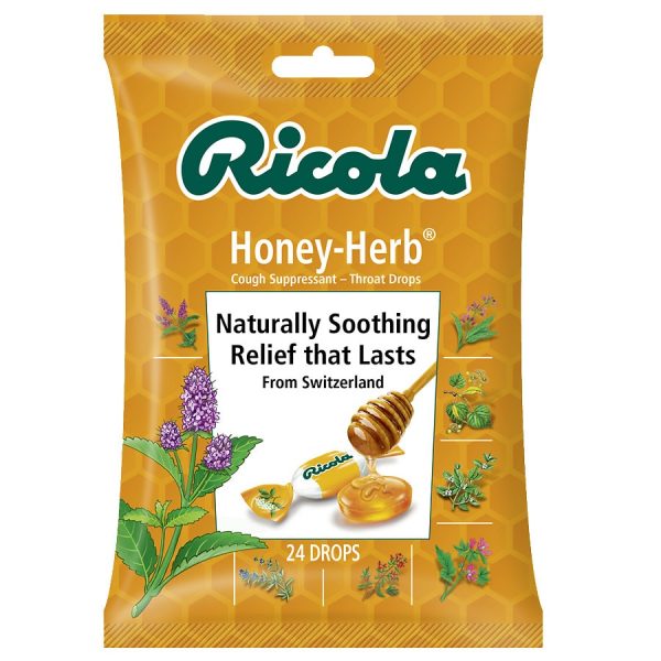 Natural Herb Cough Drops Honey-Herb (Actual Item May Vary)