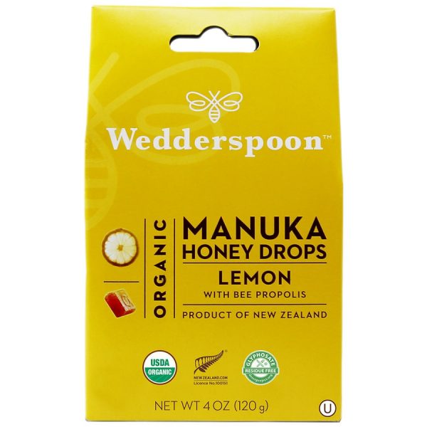 Organic Manuka Honey Drops Lemon