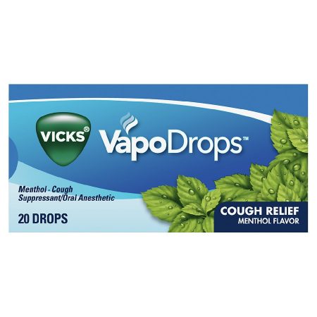 VapoDrops Cough Relief Menthol Flavor Menthol