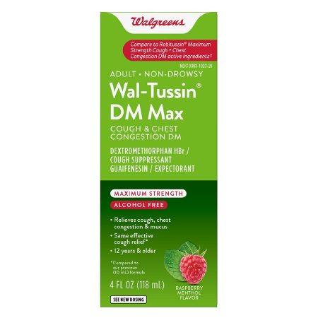 Wal-Tussin DM Max Raspberry Menthol