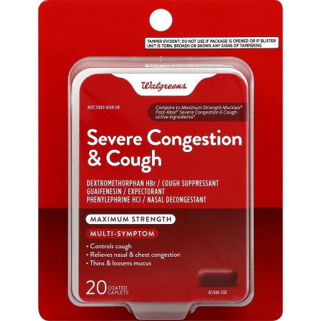 Mucus Relief Severe Congestion/Cough Caps