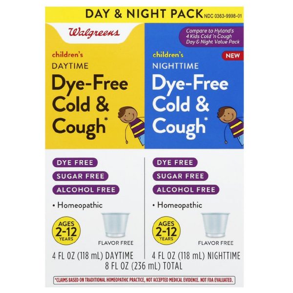 Homeopathic Children's Cold/Cough Day & Night Combo Flavor Free