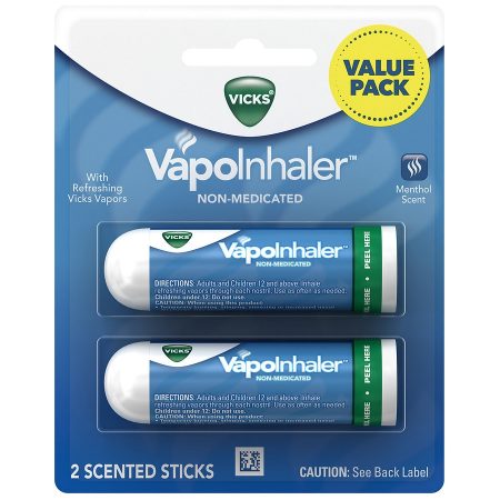 Portable Nasal Inhaler, Non-Medicated Menthol