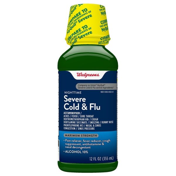 Night Time Severe Cold & Flu Relief, Maximum Strength Original