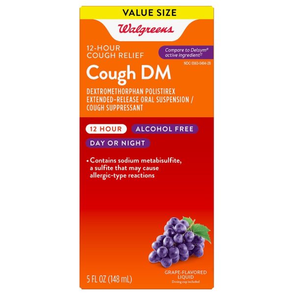 Cough DM Extended-Release Syrup Grape, Grape Flavored